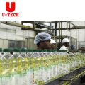 U Tech completely automatic 2 in 1 rotary type PET 1L 2L plastic bottled sunflower cooking edible oil filling machine